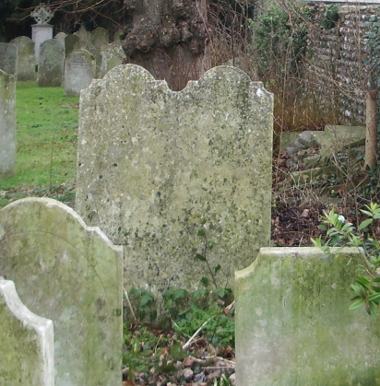tombstone for Nicholas and Ann Lelliott
