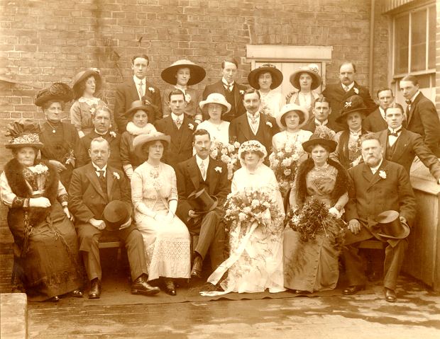 wedding of Charles Thomson to Gertrude Lelliott